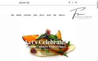Feast Catering of Portland website