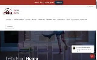 Fox Real Estate Group of Portland website