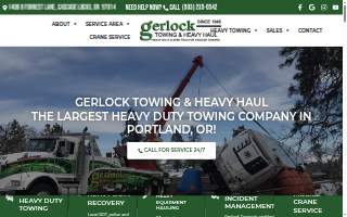 Gerlock Towing & Heavy Haul - Heavy Duty & Semi Tractor Trailer Towing