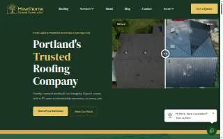 Hawthorne General Construction website