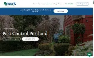 Insight Pest Control - Portland website