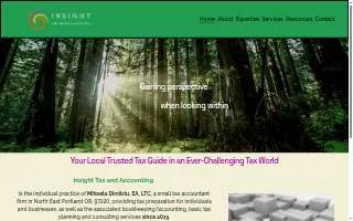 Insight Tax and Accounting website