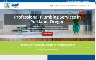 Jam Plumbing website