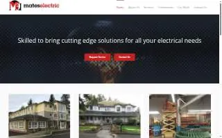 Mates Electric Inc website