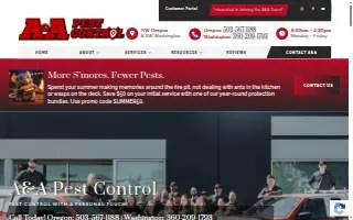 Pete's Pest Control of Portland website