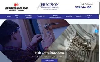 Precision Locksmith Service, Inc of Portland website
