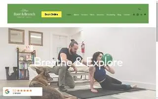 Root & Branch Physical Therapy website