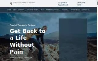 Rose City Physical Therapy - Portland website
