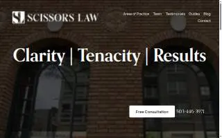 Scissors Law website