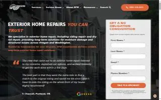 SFW Construction of Portland website