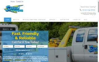 Speed's Towing website