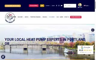 The Heat Pump Store website