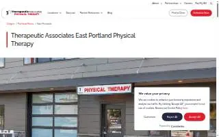 Therapeutic Associates East Portland Physical Therapy website