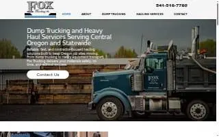 Fox Trucking CO INC website
