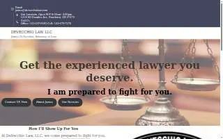 DeVecchio Law website