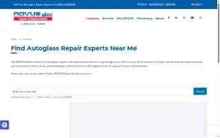 NOVUS Glass of Roseburg website