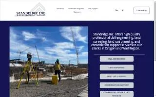 Standridge Roofing website