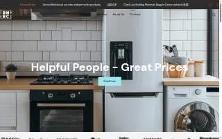 Appliance Bargain Center website
