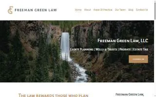 Freeman Green Law website