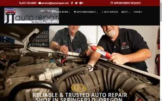 JT Auto Repair website