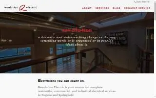 Revolution Electric Inc website