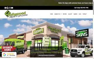 Hollywood Signs & Graphics website