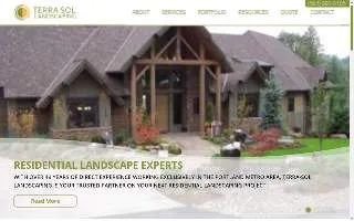 Terra-Sol Landscaping website