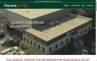 Tualatin Auto Body Inc website