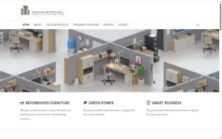 Commercial Furniture Distributors website