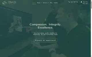 Wilsonville Dental Group website