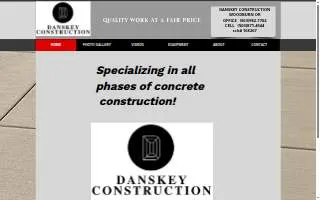 Danskey Construction website