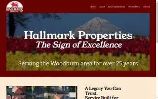 Hallmark Properties website