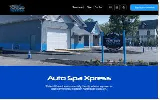 Auto Spa Xpress website