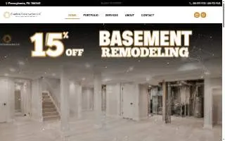 Cuadros Construction website