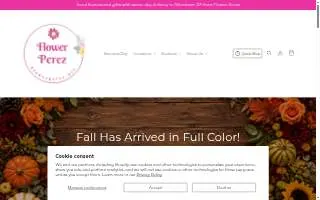 Flower’s Perez website