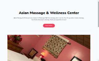 Asian Massage & Wellness Center website