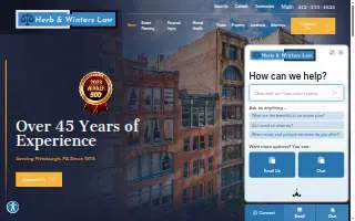 Herb & Winters Law website
