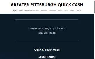 Greater Pittsburgh Quick Cash website