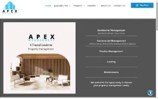 Apex Management website