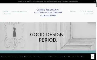 Bailiwick Interior Design LLC website
