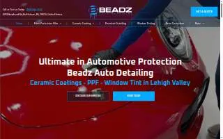 Beadz Auto Detailing website