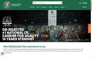 Old Dominion Freight Line of Bethlehem website