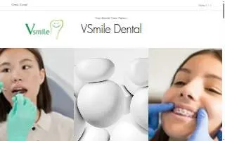 Vsmile Dental website