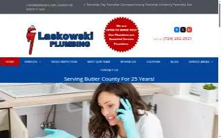 Laskowski Plumbing website