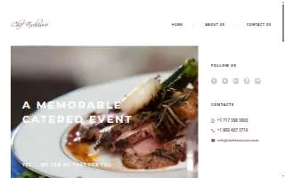 Chef Exclusive Catering website