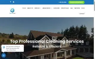 Clean Pros website