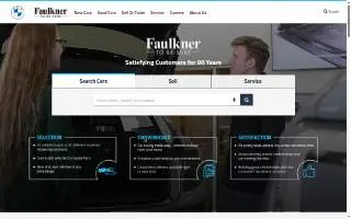 Faulkner Collision Center website