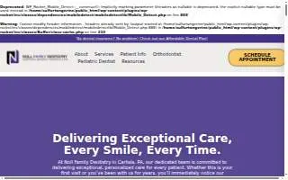 Noll Family Dentistry website