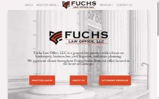 Fuchs Law Office LLC website