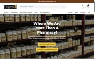 Chambers' Apothecary website